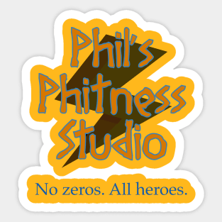 Phil's Phitness Studio Sticker